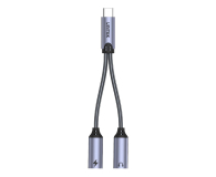 Przejściówka Unitek Adapter USB-C -2 x USB-C (audio, 18W))